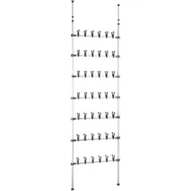 Wenko Teleskop-Schuhregal Atlas weiß 68,5 x 8,5 x 100,0 - 300,0 cm