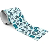 Muralo Tapetenbordüre Schätze des Ozeans 10 cm 300 g Blau/Grün 35001000