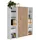 BMG Möbel Office Edition Aktenschrank 3,0 x 0,8 x 1,8 cm weiß/gold