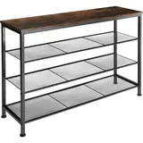 Tectake Portsmouth 100 x 73 x 31 cm braun / braun