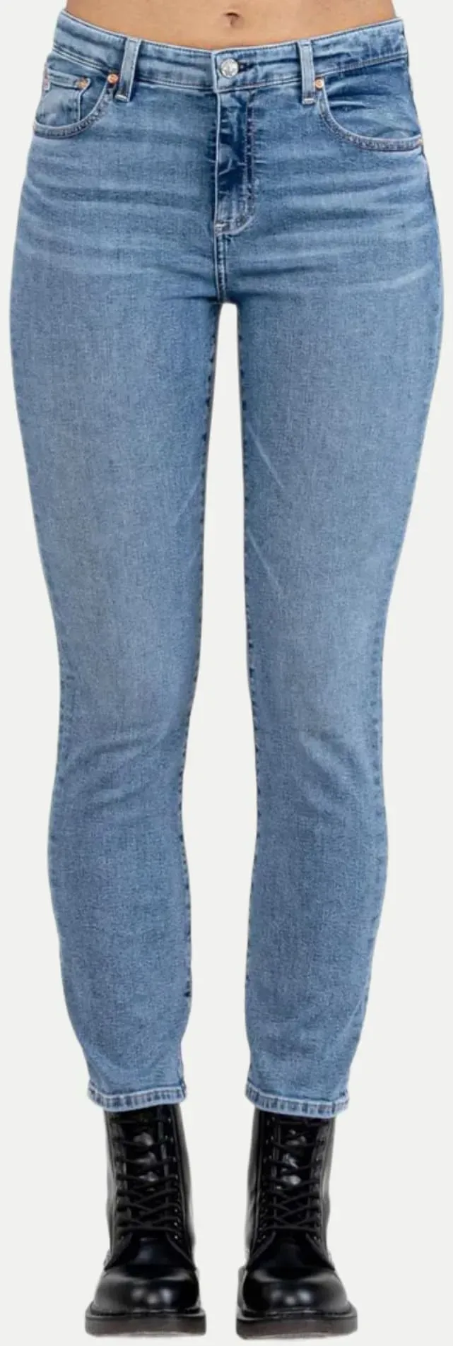 Straight-Leg Jeans Mari Blau 31