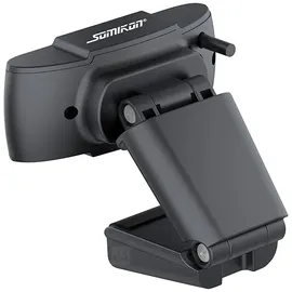 Somikon Full-HD-USB-Webcam Schwarz