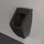 Villeroy & Boch Villeroy × Boch „Venticello“, Absaug-Urinal, DirectFlush, Zulauf verdeckt, Badkeramik, pure black