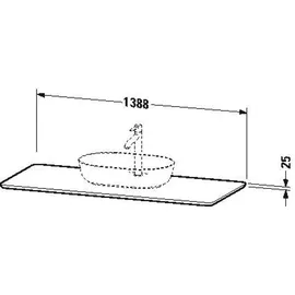 Duravit Luv Konsole, LU946107777