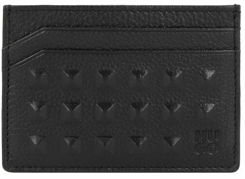 Hugo Elliott Kreditkartenetui Leder 10 cm black