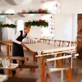 Duni Tischdecke Dunicel 185470 118 x 25 m Weiß