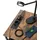 Relaxdays Nachttisch mit 2 Schubladen 60 x 40 x 30 cm Braun/Schwarz
