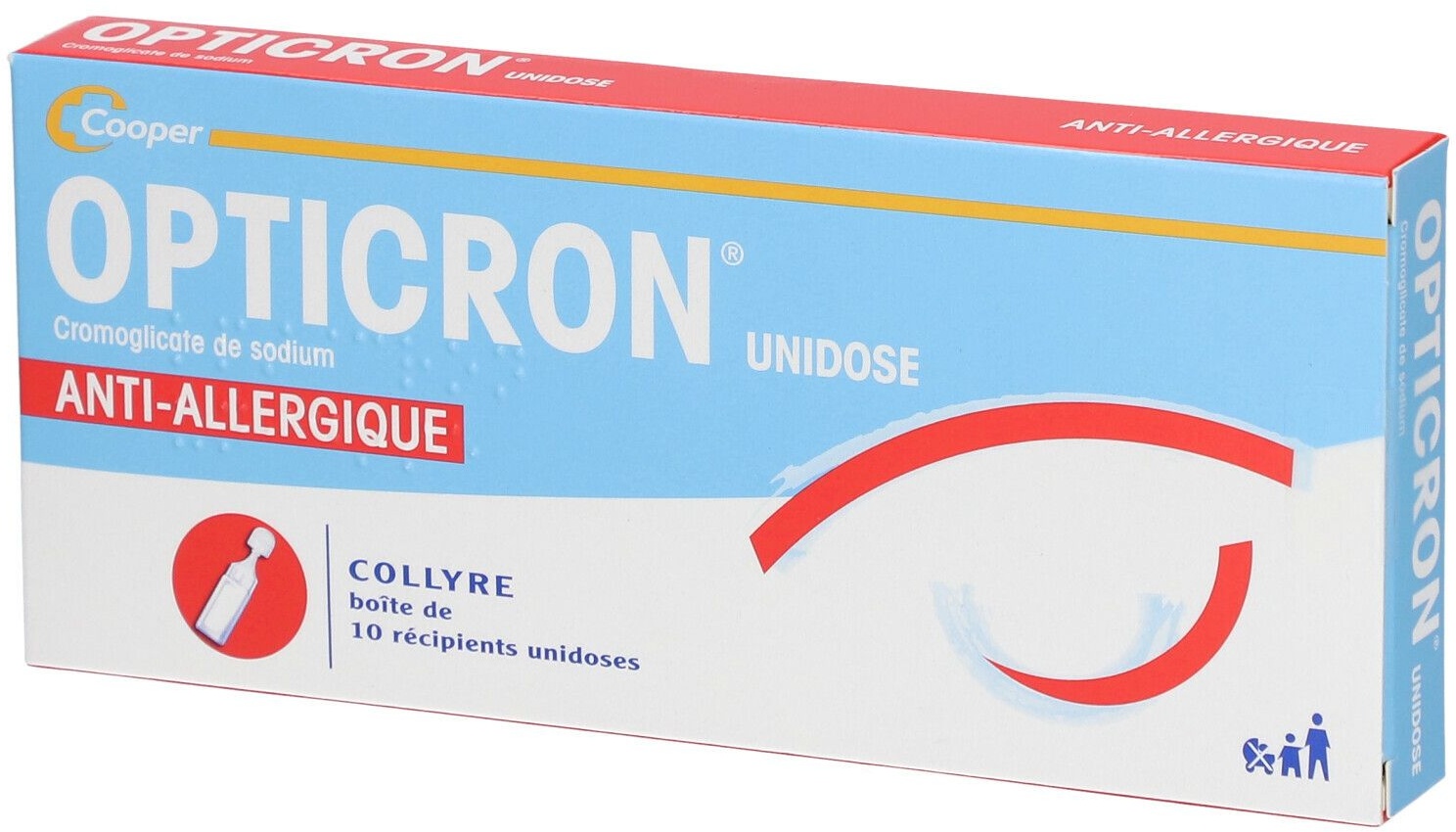 OPTICRON 10 UNIDOSES 10x0,3 ml pipette(s) unidose(s)