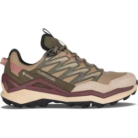 Lowa Maddox Pro GTX Low Damen Desert / Old Rose 42