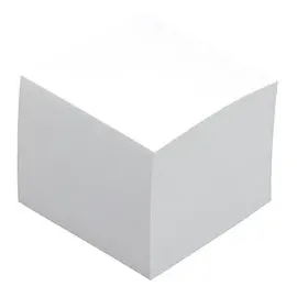 kompatible Ware Notizzettel geleimt weiß 9,0 x 9,0 cm, ca. 800 Blatt, 4 Blöcke