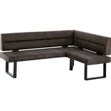 Niehoff Esszimmerstuhl NIEHOFF SITZMÖBEL Finja Stühle Gr. Microfaser, Eisen, grau (anthrazit, schwarz) Freischwinger Schwingstuhl, mit Griff, Gestell Eisenkufen schwarz, 202 x 152 cm
