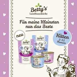 Betty's Landhausküche Kitten Hühnchen mit Rind 12 x 100 g
