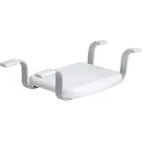 Weinberger Badewannensitz 43909 Sitzbrett Anti-Rutsch bis 150 kg Wannenbreite 52-64 cm Weiß