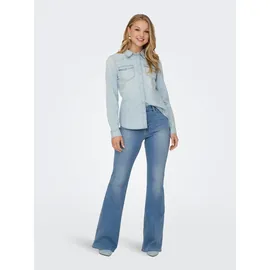 Only Jeansbluse ONLALEXA Blau XS