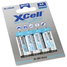 XCell Mignon AA 2900 mAh 4 St.