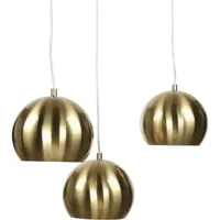 Licht-Erlebnisse Mirri 3-flg. E27 60 cm goldfarben retro