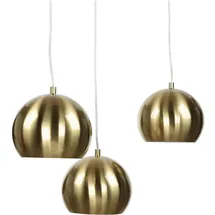 Licht-Erlebnisse Mirri 3-flg. E27 60 cm goldfarben retro