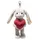 Steiff Soft Cuddly Friends Hase 15 cm grau/rot