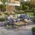 beautysofa LIVORNO Loungeset hellgrau