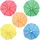 Papstar Deko-Picker 10 cm farbig sortiert