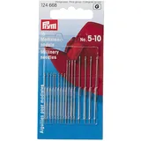 Prym 124668 Modistennadeln ST 5-10 silberfarbig, Silber