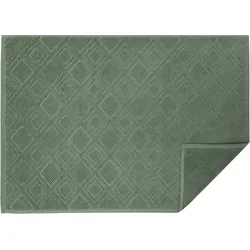 Badematte FRAMSOHN FROTTIER "Mosaik" Gr. 2, braun (piniefarben), H:7mm, Baumwolle, Badematten, gemustert, Baumwolle, hergestellt in Österreich