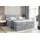 altdecor Boxspringbett EDITA KING - 160x200 - H3/H4 - Hellgrau