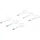 BGS Schraubhaken-Sortiment weiß kunststoffummantelt 60 mm 6-tlg