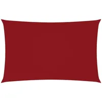 VidaXL Sonnensegel Oxford-Gewebe Rechteckig 5x8 m Rot
