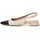TAMARIS Damen Sling Pump mit Blockabsatz, beige, 40 EU