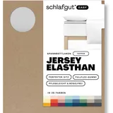 schlafgut Easy Spannbettlaken für Topper Jersey Elasthan 180 x 200 - 200 x 220 cm gray light