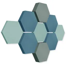 platino24 Akustikpaneel Edition LOFT bunt 9 St. Ø 300 cm