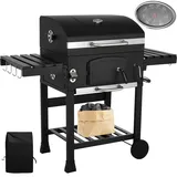 LIFERUN Holzkohlegrill XXL schwarz