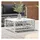 vidaXL Gartentisch 70 x 70 x 34 cm Weiß
