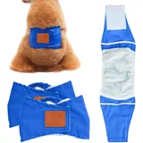 PETCUTE Hundewindeln Waschbare Bauchband für Männliche Hunde Hund Hygieneunterhose 2er Pack Hund Windeln wiederverwendbar