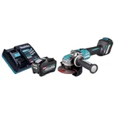 Makita GA 041 GT101 Akku Winkelschleifer 40 V max. 125 mm X-LOCK Brushless + 1x Akku 5,0 Ah + Ladegerät