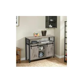 VASAGLE Sideboard, LSC092B02 grau 100,0 x 33,0 x 80,0 cm, 1 St.