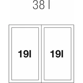 Blanco Flexon II 38 l Schwarz