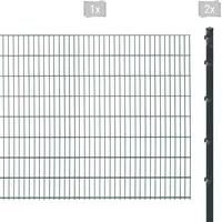 Arvotec Doppelstabmattenzaun »ESSENTIAL 163 zum Einbetonieren«, Zaunhöhe 163 cm, Zaunlänge 2 - 60 m 52601033-0 anthrazit H/L: 163 cm x 2 m