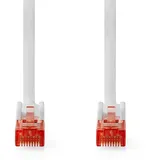 Nedis CAT6-Netzwerkkabel - RJ45 Stecker | 3.00 m | weiß U/UTP | Rund | PVC | Label