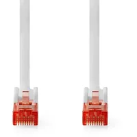 Nedis CAT6-Netzwerkkabel - RJ45 Stecker | 3.00 m | weiß U/UTP | Rund | PVC | Label