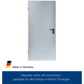 Hörmann ZK-Element Anschlag links Silber 75 x 200 cm