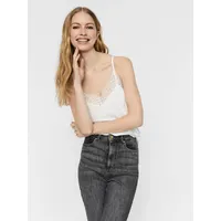 Vero Moda Ana Lace ärmelloses T-Shirt Snow White M