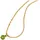Jobo Kettenanhänger Anhänger mit Peridot 10 mm Gold / Gelbgold