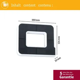 Paulmann Solar LED Hausnummernleuchte Buchstabe a IP44 3000K 6lm Schwarz