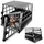 Juskys Alu Hundetransportbox M 69 x 54 x 50 cm Grau/ Silber