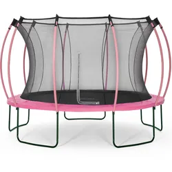 Plum Springsafe Trampolin Colours 366 cm mit Sicherheitsnetz, pink One Size