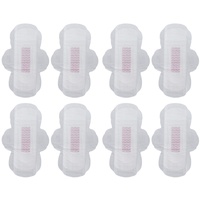 8 Stück Damenbinden, Negative Ionen-Damenbinden, Normale Einlagen Zum Schutz vor Inkontinenz, 245 Mm mit Flügeln für die Tagespflege von Frauen