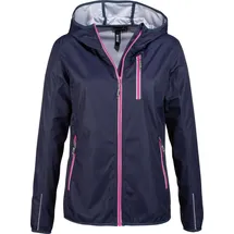Lpo Softshelljacke MECATINA PEAK II WOMEN mit abnehmbarer Kapuze blau 40 (M)