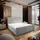 masseno Boxbett, Hellgrau, Holz, 160x200 cm Schlafzimmer, Betten, Boxspringbetten
